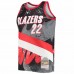 Portland Trail Blazers Clyde Drexler Men's Mitchell & Ness Black Hardwood Classics 1991-92 Hyper Hoops Swingman Jersey