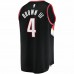 Portland Trail Blazers Greg Brown III Men's Fanatics Branded Black 2021/22 Fast Break Replica Jersey - Icon Edition