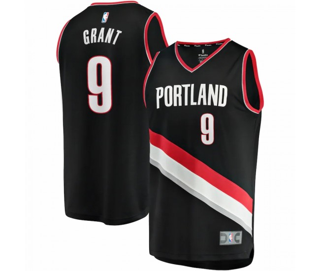 Portland Trail Blazers Jerami Grant Men's Fanatics Branded Black Fast Break Replica Jersey - Icon Edition