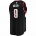 Portland Trail Blazers Jerami Grant Men's Fanatics Branded Black Fast Break Replica Jersey - Icon Edition