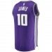 Sacramento Kings Justin James Men's Fanatics Branded Purple Fast Break Replica Jersey - Icon Edition