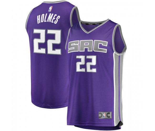 Sacramento Kings Richaun Holmes Men's Fanatics Branded Purple Fast Break Player Replica Jersey - Icon Edition