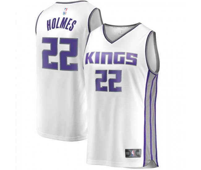 Sacramento Kings Richaun Holmes Men's Fanatics Branded White Fast Break Player Replica Jersey - Association Edition