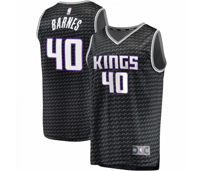 Sacramento Kings Harrison Barnes Men's Fanatics Branded Black Fast Break Player Replica Jersey - Statement Edition