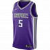 Sacramento Kings De'Aaron Fox Men's Nike Purple 2020/21 Swingman Jersey - Icon Edition