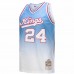 Sacramento Kings Reggie Theus Men's Mitchell & Ness White/Light Blue 1985/86 Hardwood Classics Fadeaway Swingman Player Jersey