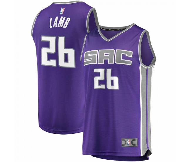 Sacramento Kings Jeremy Lamb Men's Fanatics Branded Purple 2021/22 Fast Break Replica Jersey - Icon Edition