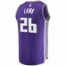 Sacramento Kings Jeremy Lamb Men's Fanatics Branded Purple 2021/22 Fast Break Replica Jersey - Icon Edition