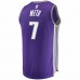 Sacramento Kings Chimezie Metu Men's Fanatics Branded Purple 2021/22 Fast Break Replica Jersey - Icon Edition