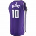 Sacramento Kings Domantas Sabonis Men's Fanatics Branded Purple 2021/22 Fast Break Replica Jersey - Icon Edition