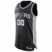 San Antonio Spurs Men's Nike Black Authentic Custom Jersey - Icon Edition