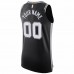 San Antonio Spurs Men's Nike Black Authentic Custom Jersey - Icon Edition