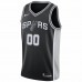 San Antonio Spurs Men's Nike Black Swingman Custom Jersey - Icon Edition