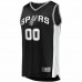 San Antonio Spurs Men's Fanatics Branded Black Fast Break Custom Replica Jersey - Icon Edition