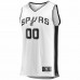 San Antonio Spurs Men's Fanatics Branded White Fast Break Custom Replica Jersey - Association Edition