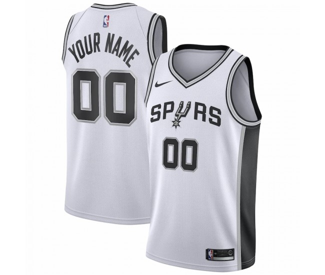 San Antonio Spurs Men's Nike White Custom Swingman Jersey - Association Edition