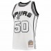 San Antonio Spurs David Robinson Men's Mitchell & Ness White Out Swingman Jersey