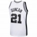 San Antonio Spurs Tim Duncan Men's Mitchell & Ness White 1998-99 Hardwood Classics Swingman Jersey