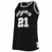 San Antonio Spurs Tim Duncan Men's Mitchell & Ness Black Big & Tall 1998-99 NBA 75th Anniversary Diamond Swingman Jersey