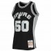 San Antonio Spurs David Robinson Men's Mitchell & Ness Black 1996-97 Hardwood Classics NBA 75th Anniversary Diamond Swingman Jersey