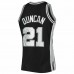 San Antonio Spurs Tim Duncan Men's Mitchell & Ness Black 1996-97 Hardwood Classics NBA 75th Anniversary Diamond Swingman Jersey