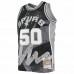 San Antonio Spurs David Robinson Men's Mitchell & Ness Black Hardwood Classics 1998-99 Hyper Hoops Swingman Jersey