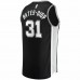 San Antonio Spurs Keita Bates-Diop Men's Fanatics Branded Black 2021/22 Fast Break Replica Jersey - Icon Edition