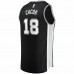 San Antonio Spurs Devontae Cacok Men's Fanatics Branded Black 2021/22 Fast Break Replica Jersey - Icon Edition