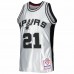 San Antonio Spurs Tim Duncan Men's Mitchell & Ness Platinum 1998-99 Hardwood Classics 75th Anniversary Swingman Jersey