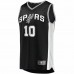 San Antonio Spurs Jeremy Sochan Men's Fanatics Branded Black 2022 NBA Draft First Round Pick Fast Break Replica Player Jersey - Icon Edition