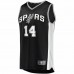 San Antonio Spurs Blake Wesley Men's Fanatics Branded Black 2022 NBA Draft First Round Pick Fast Break Replica Player Jersey - Icon Edition