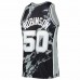 San Antonio Spurs David Robinson Men's Mitchell & Ness Black 1998-99 Hardwood Classics Marble Swingman Jersey