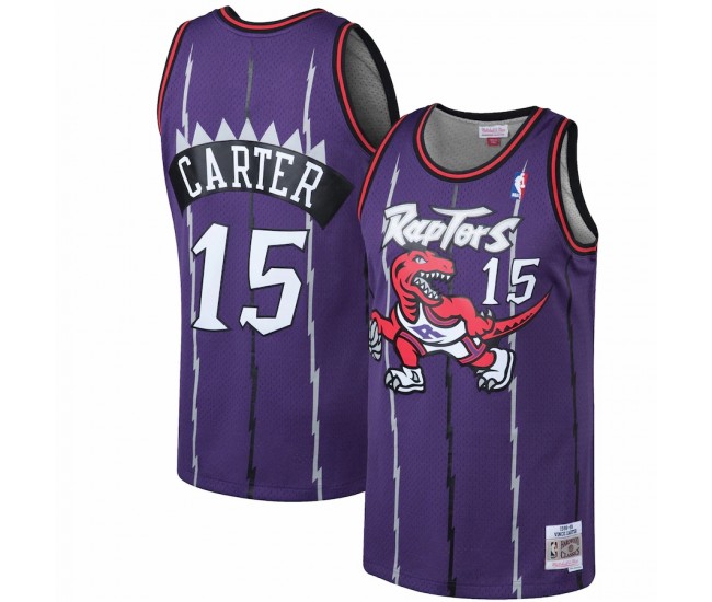 Toronto Raptors Vince Carter Men's Mitchell & Ness Purple 1998-99 Hardwood Classics Swingman Jersey