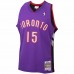 Toronto Raptors Vince Carter Men's Mitchell & Ness Purple 1999-2000 Hardwood Classics Swingman Jersey