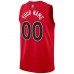 Toronto Raptors Men's Nike Red 2021/22 Diamond Swingman Custom Jersey - Icon Edition