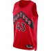 Toronto Raptors Pascal Siakam Men's Nike Red 2021/22 Diamond Swingman Jersey - Icon Edition