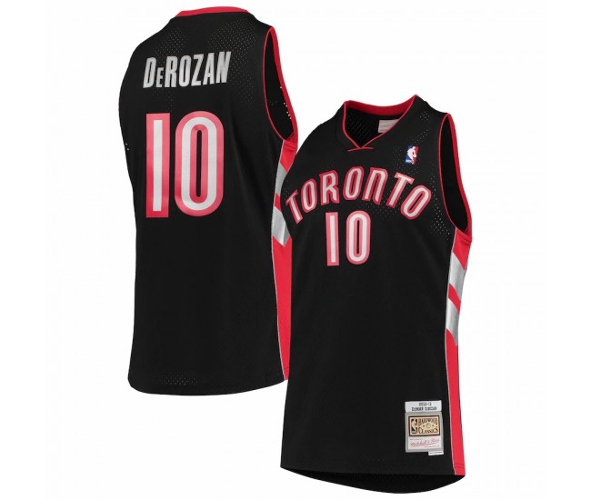 Toronto Raptors DeMar DeRozan Men's Mitchell & Ness Black 2012-13 Hardwood Classics Swingman Jersey