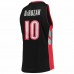 Toronto Raptors DeMar DeRozan Men's Mitchell & Ness Black 2012-13 Hardwood Classics Swingman Jersey