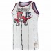 Toronto Raptors Vince Carter Men's Mitchell & Ness White Big & Tall Hardwood Classics Swingman Jersey