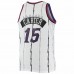 Toronto Raptors Vince Carter Men's Mitchell & Ness White Big & Tall Hardwood Classics Swingman Jersey