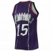 Toronto Raptors Vince Carter Men's Mitchell & Ness Purple 1996-97 Hardwood Classics NBA 75th Anniversary Diamond Swingman Jersey