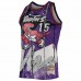 Toronto Raptors Vince Carter Men's Mitchell & Ness Purple Hardwood Classics 1998-99 Hyper Hoops Swingman Jersey