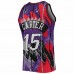 Toronto Raptors Vince Carter Men's Mitchell & Ness Purple Hardwood Classics 1998-99 Hyper Hoops Swingman Jersey