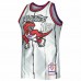 Toronto Raptors Vince Carter Men's Mitchell & Ness Platinum 1998-99 Hardwood Classics 75th Anniversary Swingman Jersey