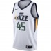 Utah Jazz Donovan Mitchell Men's Nike White 2020/21 Swingman Jersey - Association Edition