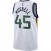 Utah Jazz Donovan Mitchell Men's Nike White 2020/21 Swingman Jersey - Association Edition