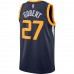 Utah Jazz Rudy Gobert Men's Nike Navy 2020/21 Swingman Jersey - Icon Edition