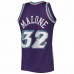 Utah Jazz Karl Malone Men's Mitchell & Ness Purple 1996-97 Hardwood Classics NBA 75th Anniversary Diamond Swingman Jersey