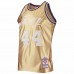 New Orleans Jazz Pete Maravich Gold Men's Mitchell & Ness 75th Anniversary 1974-75 Hardwood Classics Swingman Jersey