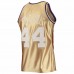 New Orleans Jazz Pete Maravich Gold Men's Mitchell & Ness 75th Anniversary 1974-75 Hardwood Classics Swingman Jersey